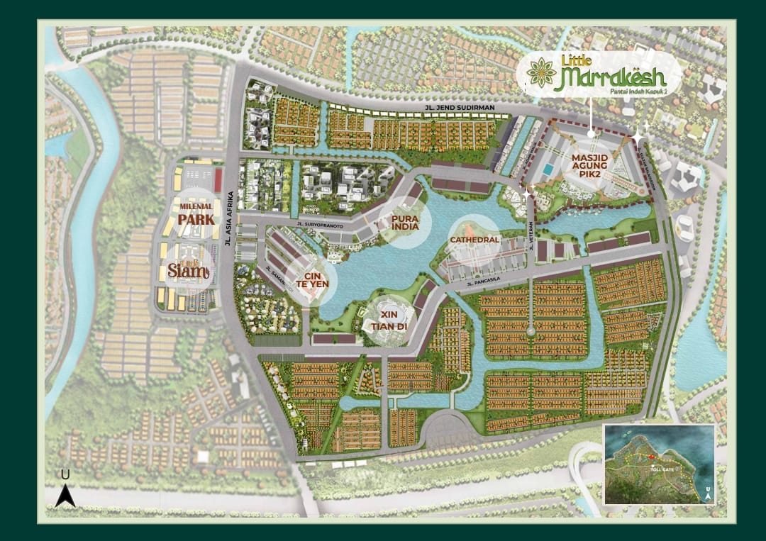 Siteplan Little Marrakesh